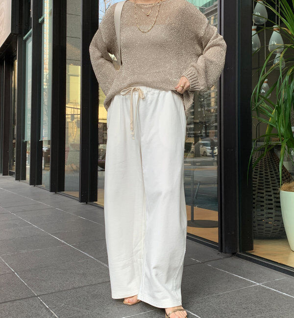  「ドロストスウェットパンツ」|チノ|