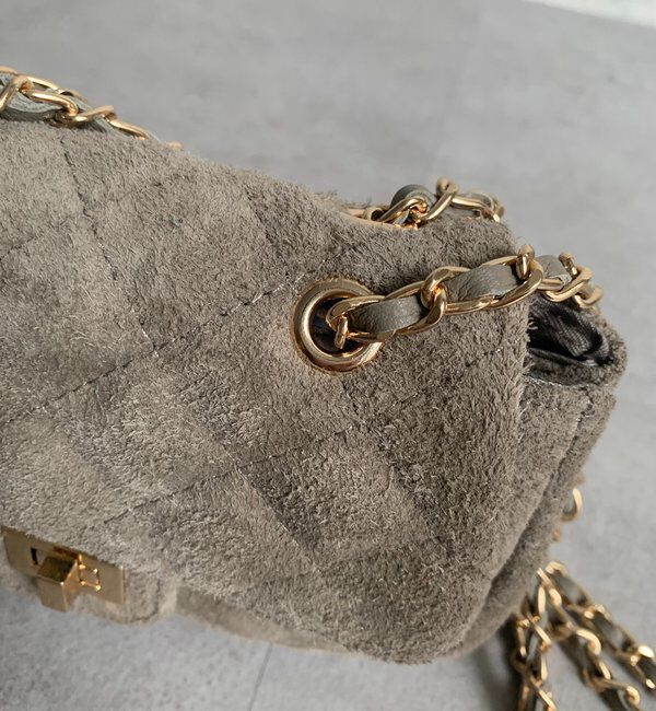  「キルティングスウェードショルダー」|トートバッグ|