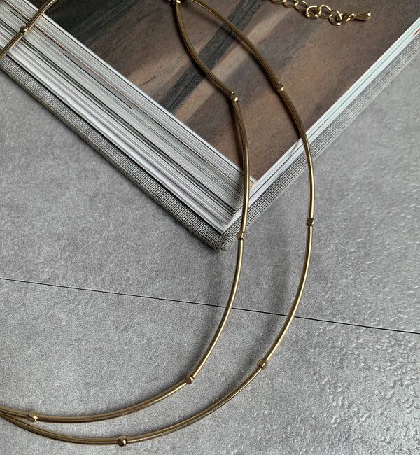  「パイプレイヤードネックレス」|ネックレス|