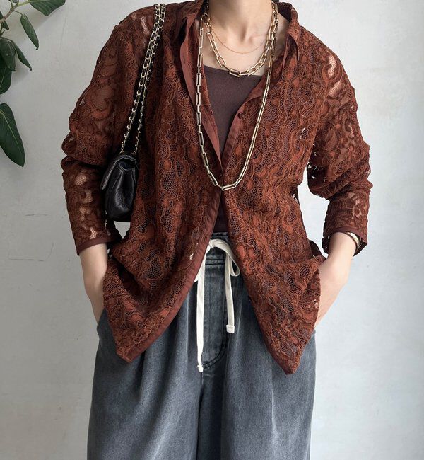  「フロッキーレースシャツ」|シャツ・ブラウス|