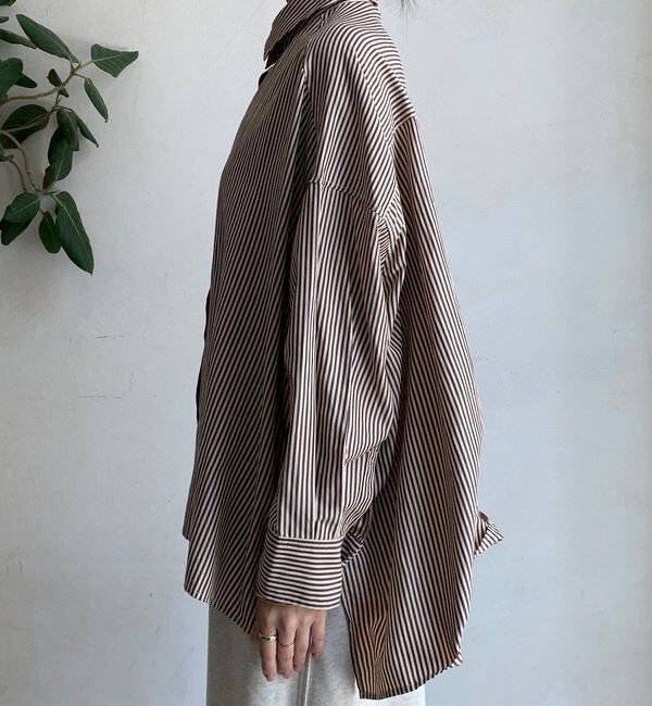  「ストライプポンチョブラウス」|シャツ・ブラウス|