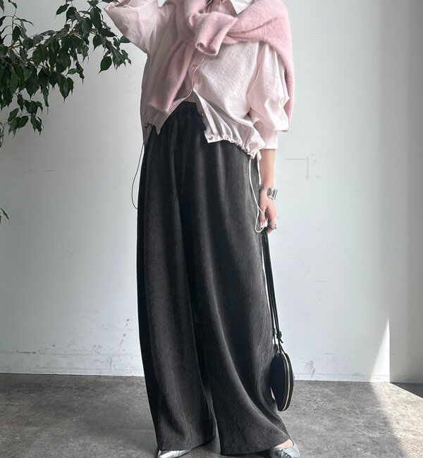  「襟付シアースピンドルブラウス」|シャツ・ブラウス|