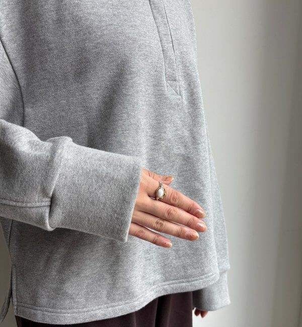  「【インフルエンサー OKOCHI企画】シャツ襟ラガースウェットトップス」|Tシャツ・カットソー|