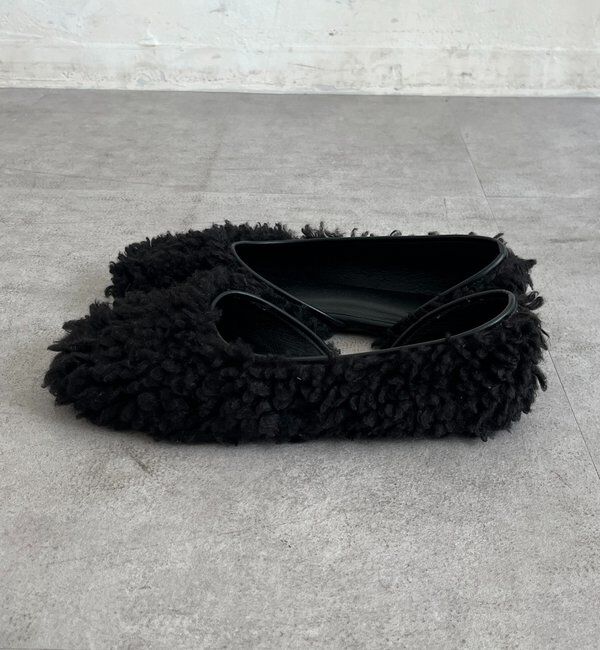  「サイドオープンボアフラットシューズ」|その他|