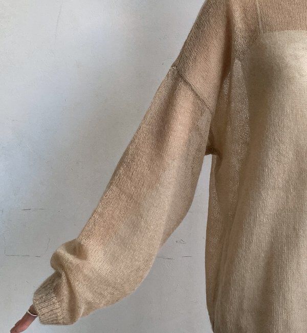  「シアーモヘヤプルオーバー」|ニット・セーター|