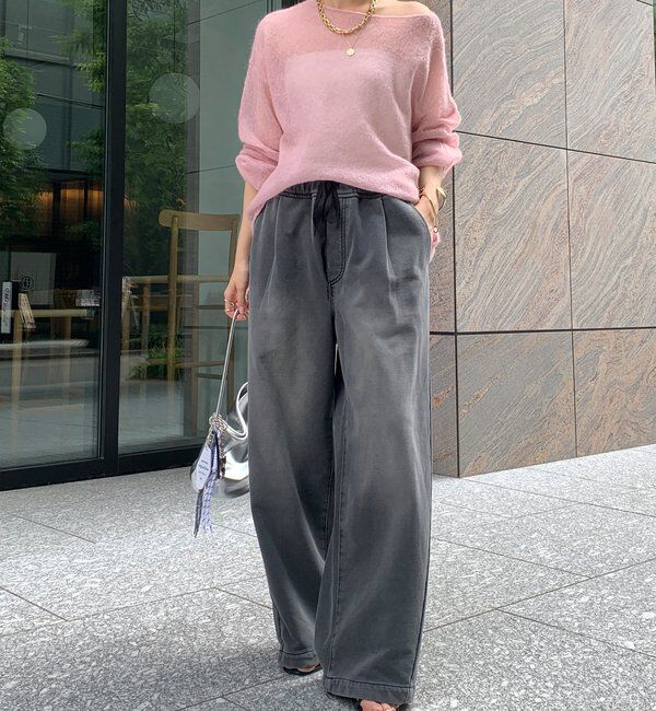  「シアーモヘヤプルオーバー」|ニット・セーター|