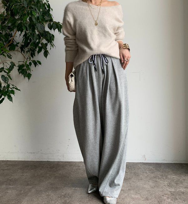  「カーブスウエットパンツ」|チノ|