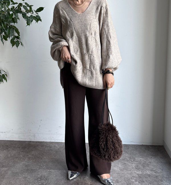  「バイヤスセミフレアパンツ」|チノ|