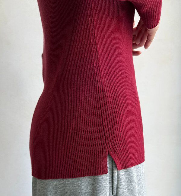  「ボートネックリブニット」|ニット・セーター|