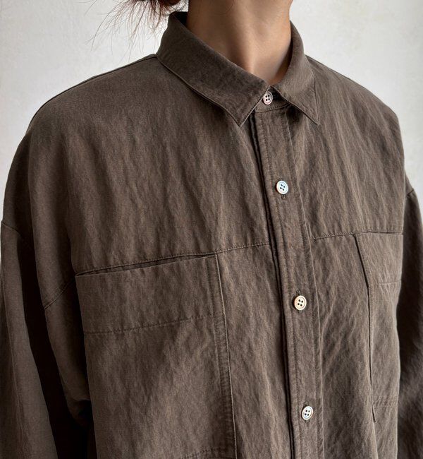  「【セットアップ対応】ピグメントライクシャツ」|シャツ・ブラウス|