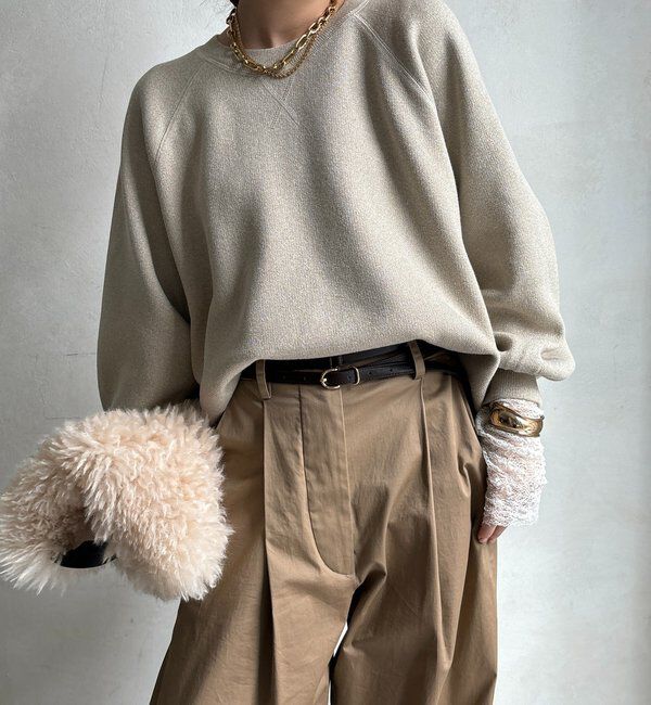  「ラメニットプルオーバー」|ニット・セーター|