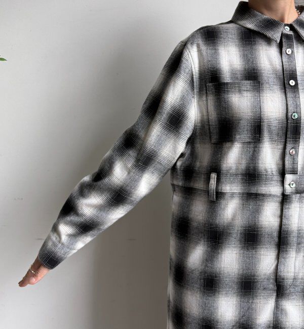  「オンブレチェックワンピース」|ワンピース|