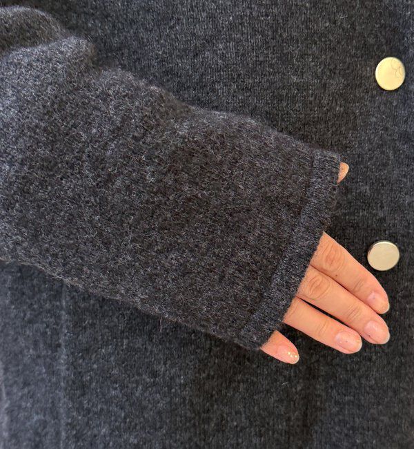  「ヤクウールニットジャケット」|テーラードジャケット|