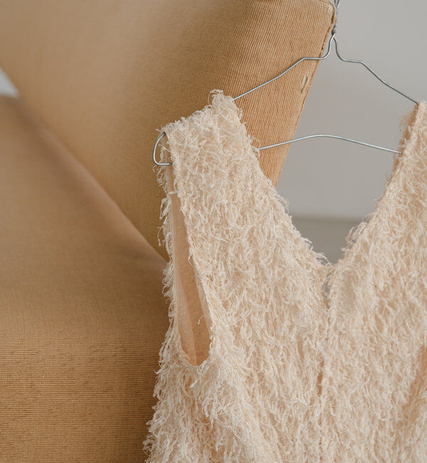  「【新色追加/前後2WAY】ファーショートベスト」|ベスト・ジレ|