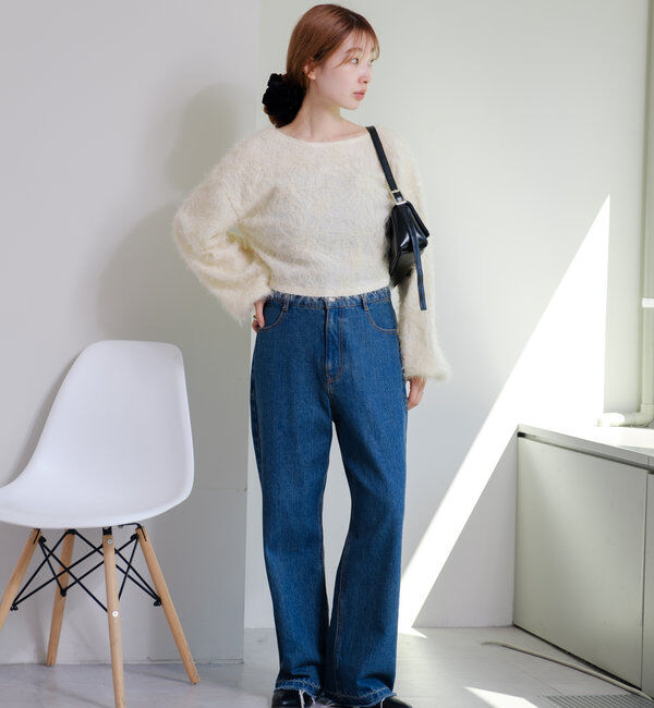  「【2WAY】フェザードッキングニットカーディガン」|カーディガン|