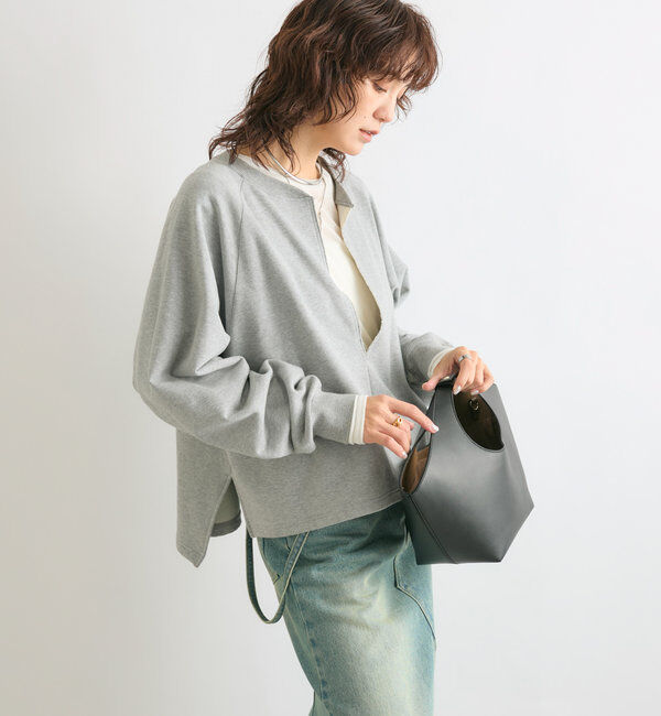  「【大人が着やすい】キーネックオーバースウェット」|Tシャツ・カットソー|
