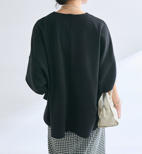  「【楽ちんキレイ】ダンボールポンチョプルオーバー」|Tシャツ・カットソー|