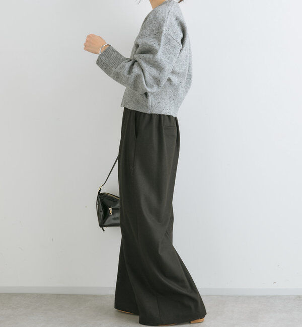  「【カーディガンとしても着れる】ショートZIPニット」|ニット・セーター|