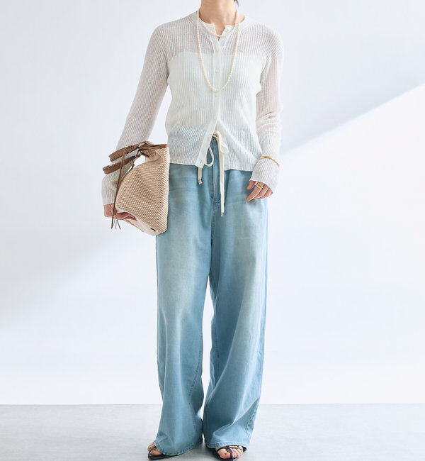  「【柔らかな履き心地】ドロストルーズデニム」|デニム|