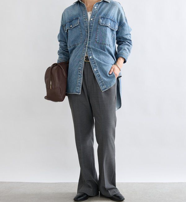  「【収納力◎】ロングハンドルレザーボストン」|ショルダー・メッセンジャー|