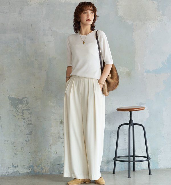  「【シーズンムード高まる】フェイクファーバケット2WAYバッグ」|クラッチバッグ|