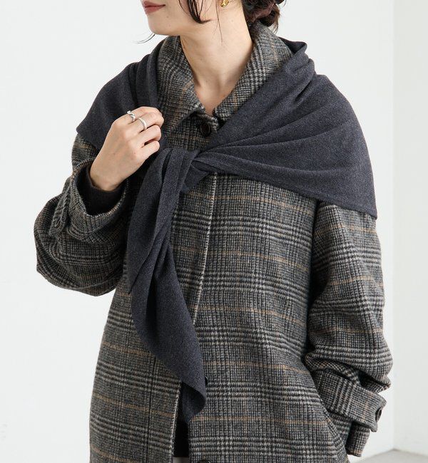  「【新色追加/リバイバル】【MONN.:.(モン)】サンカクストール」|ストール|