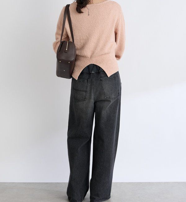  「【キャッチーなデザイン】スウェットドッキングデニム」|デニム|