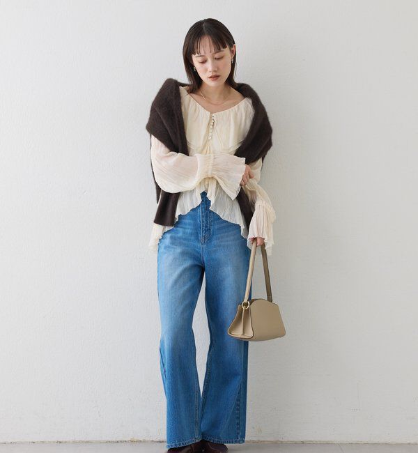  「【着映え◎】ヨウリュウラッフルブラウス」|シャツ・ブラウス|