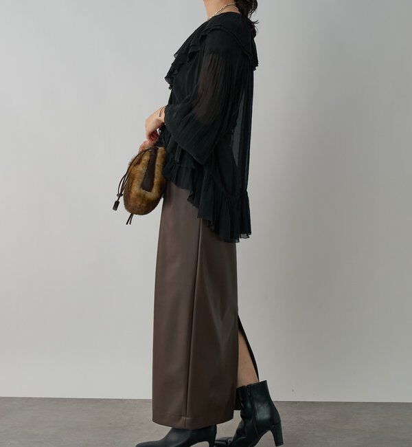  「【着映え◎】ヨウリュウラッフルブラウス」|シャツ・ブラウス|