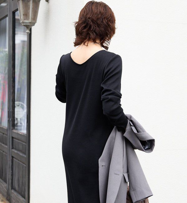  「【全骨格細見え】NEW2WAYロングリブワンピース」|ワンピース|