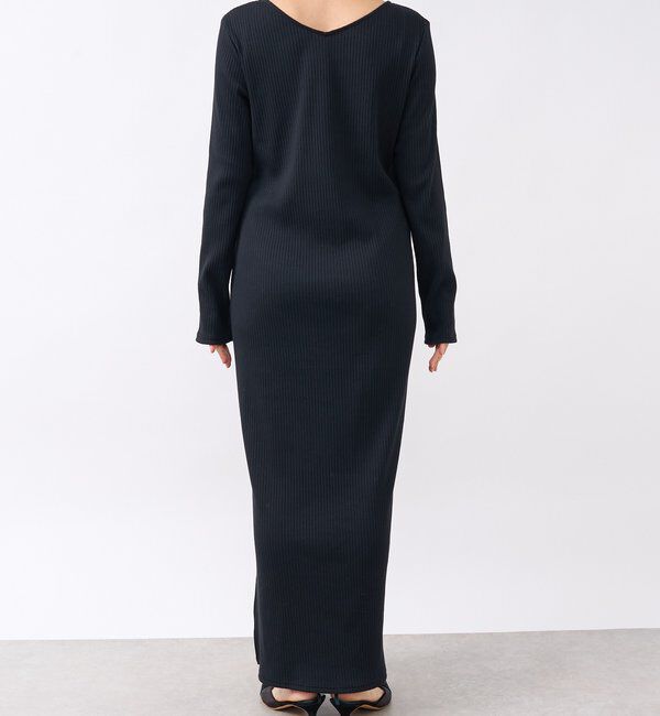  「【全骨格細見え】NEW2WAYロングリブワンピース」|ワンピース|