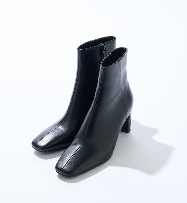  「【洗練された印象に】ヒールショートブーツ」|ショートブーツ|