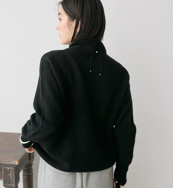  「【5色展開/万能トップス】ウール100NEWボトルネックニット」|ニット・セーター|