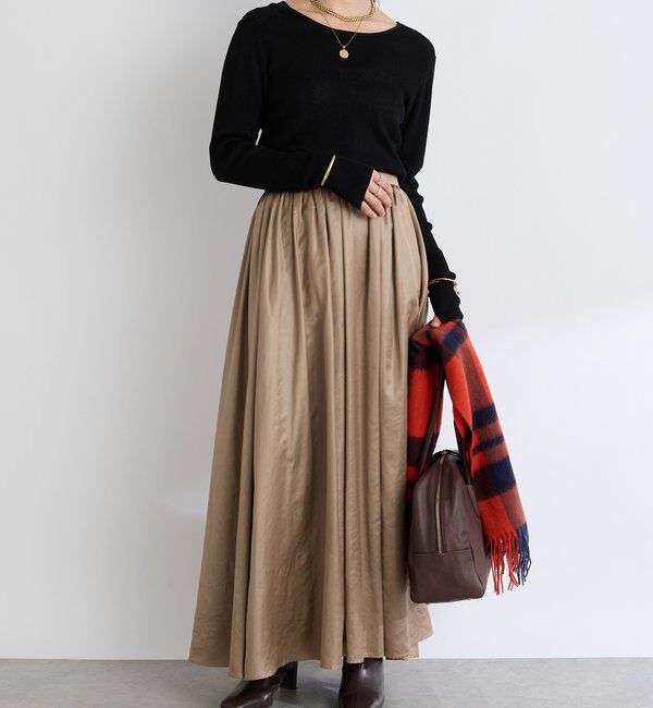  「【オンオフ使える】2wayリブニット」|ニット・セーター|