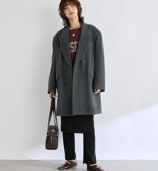  「【大人ハンサム】ウールビーバーテーラードコート」|その他|