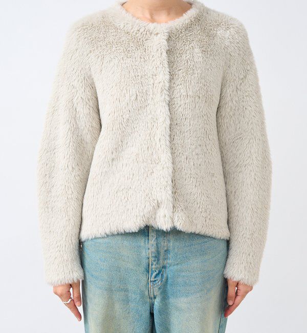  「【リバイバル/着映え】ダブルフェイスシャギーカーデ・2」|カーディガン|