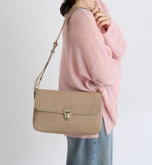  「【上品さを演出】フラップショルダーバッグ」|トートバッグ|