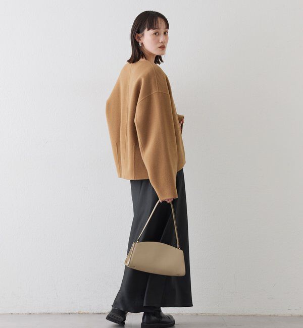  「【上品見え】ウールリバーショートコート」|その他|