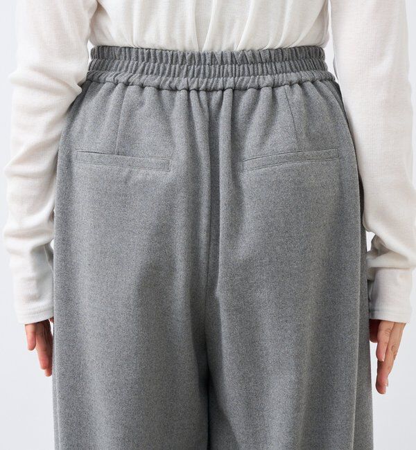  「【最高気温5度の寒い日に！/すっきり見え】ウォームタックワイドスラックス」|チノ|