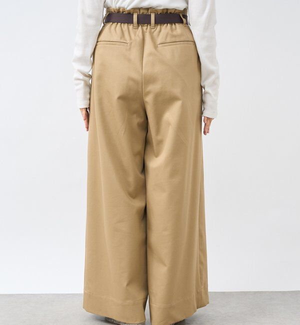  「【抜け感】タックチノワイドパンツ」|チノ|