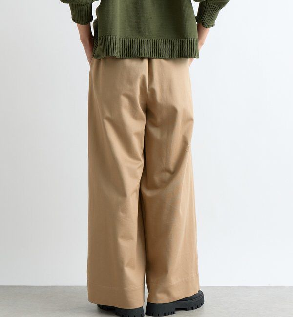  「【抜け感】タックチノワイドパンツ」|チノ|
