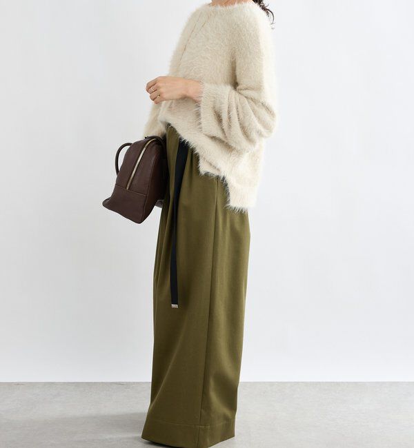  「【抜け感】タックチノワイドパンツ」|チノ|