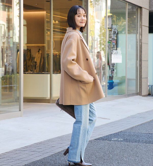  「【最高気温5度の寒い日に！/こなれ感抜群】ピークドラペルリバージャコット」|その他|