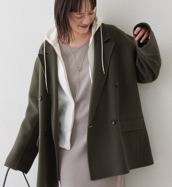  「【最高気温5度の寒い日に！/こなれ感抜群】ピークドラペルリバージャコット」|その他|