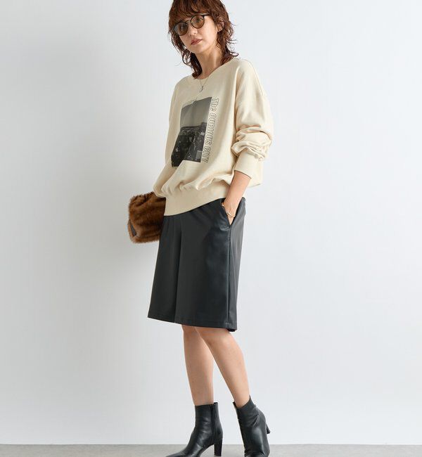  「【大人カジュアルに】2wayPhotoスウェット」|Tシャツ・カットソー|