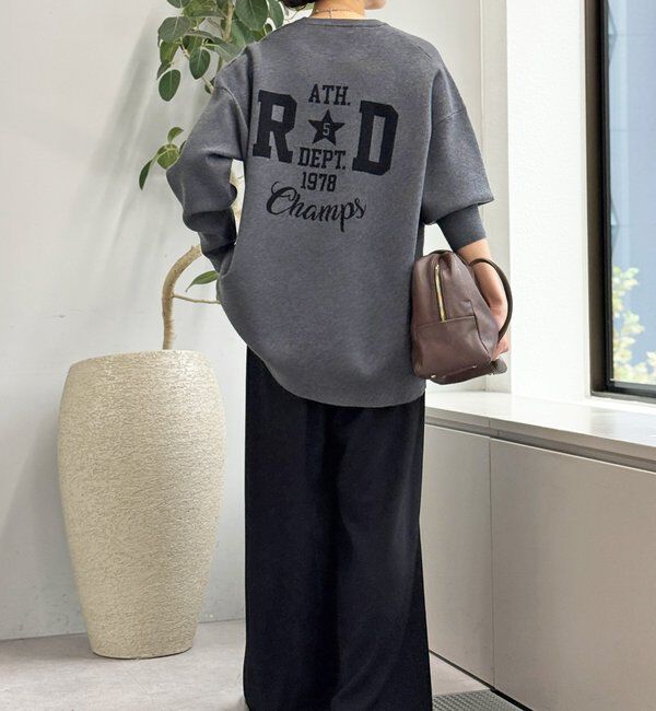  「【バックロゴが目を惹く】アスレチックロゴニット」|ニット・セーター|