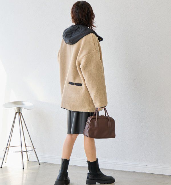  「【ハンサムな着こなしに】合皮ハーフパンツ」|チノ|