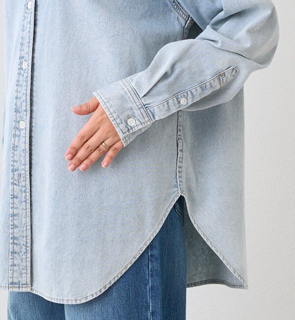  「【MONN.:.(モン)】クリアデニムシャツ」|シャツ・ブラウス|