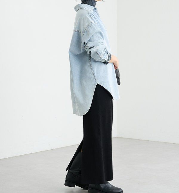  「【MONN.:.(モン)】クリアデニムシャツ」|シャツ・ブラウス|