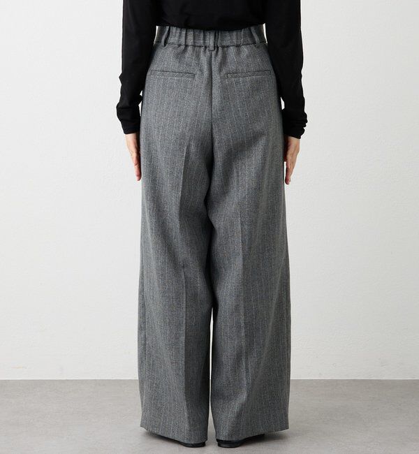  「【セットアップ対応可】ウーリーツイル2タックパンツ」|チノ|